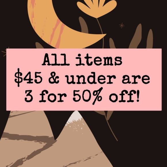 All items $45 & under are 3 for 50% off! - Picture 2 of 8